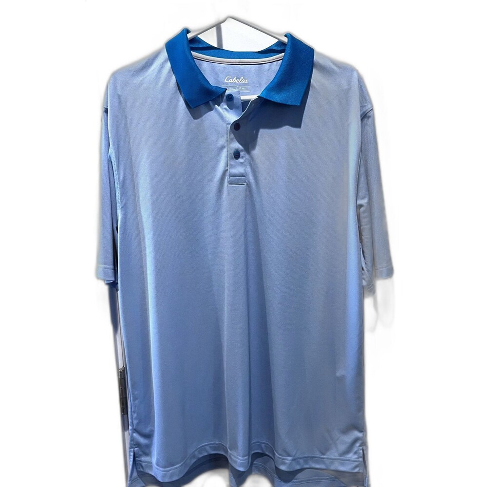 Cabela's Cotton Jersey Fabric Collared Polo - Men's L